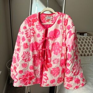 Handmade pink design coat